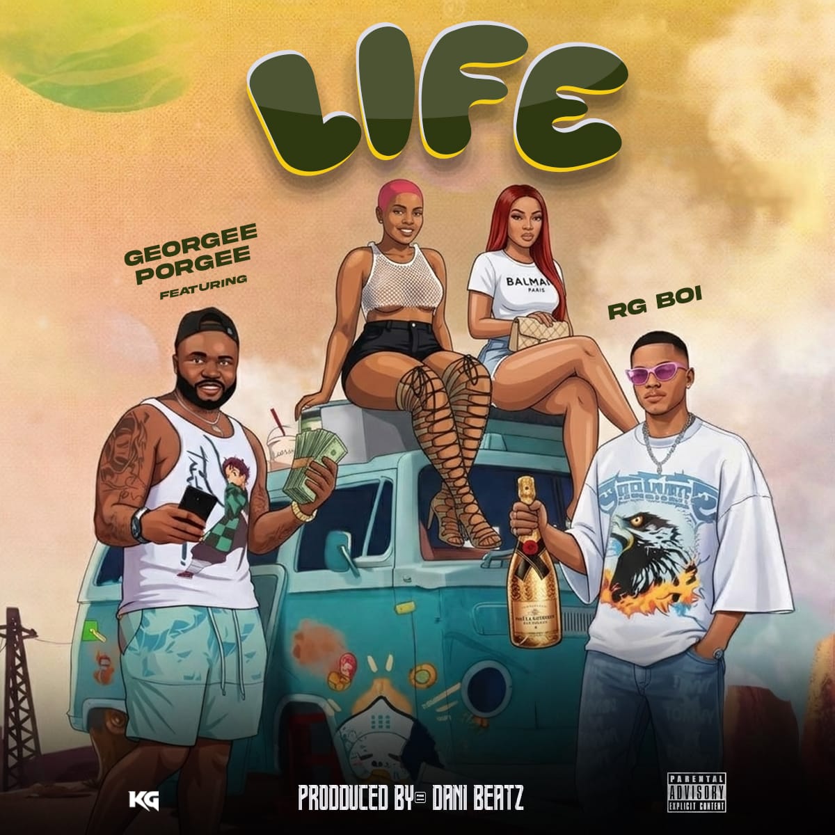 Georgee Porgee ft RG Boi-Life[Originalhitz.com]