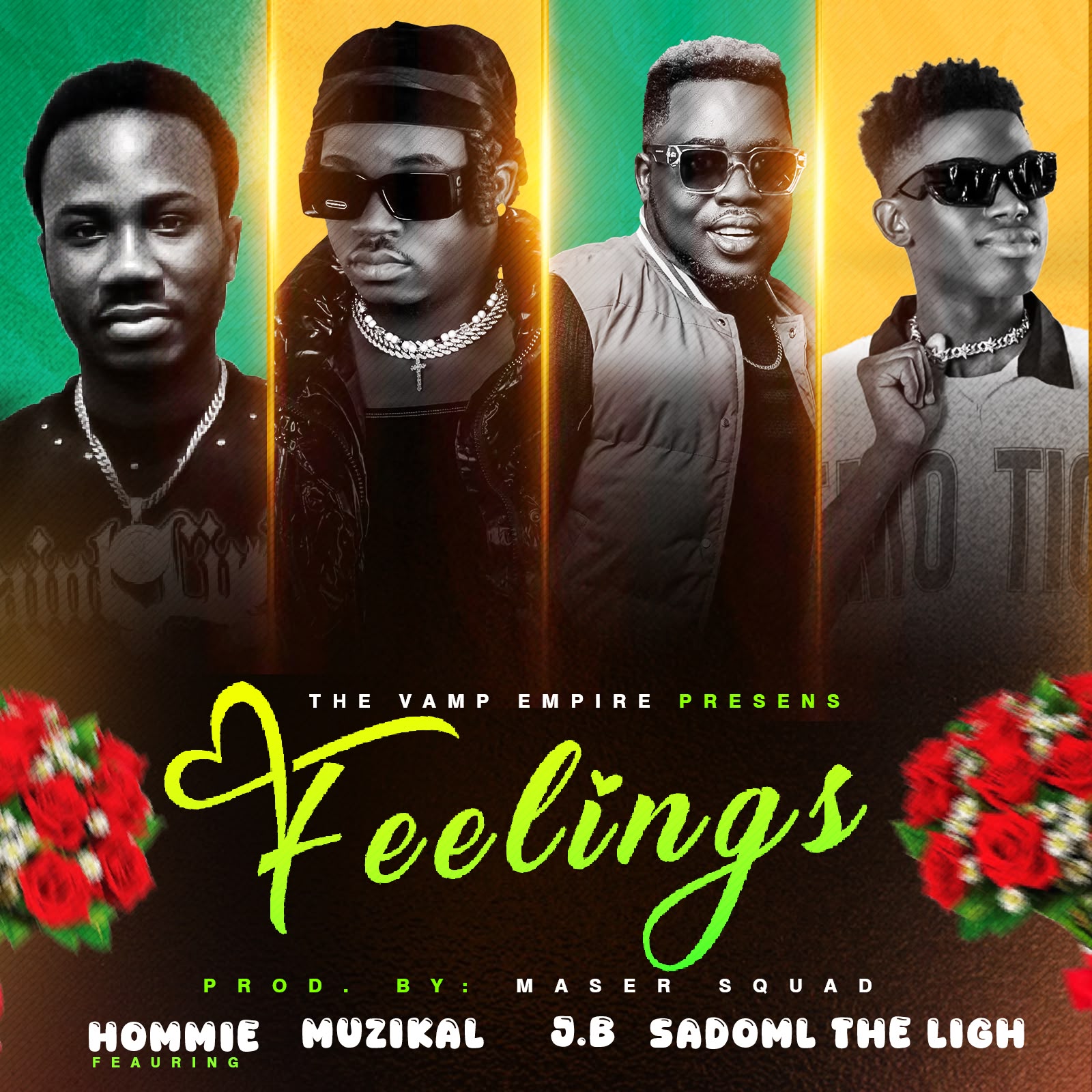 Hommie Ft. Muzikal x Sadoml x JB De General - Feelings [ Originalhitz.com ]