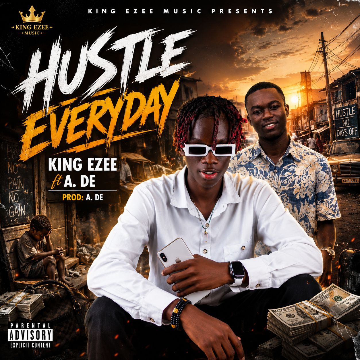King Ezee Ft. A Dee - Hustle Everyday [ Originalhitz.com ]